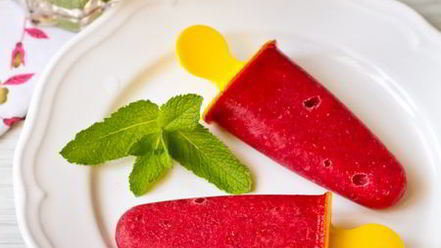 Рецепт фруктового льда клубничного мохито