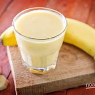Рецепт Коктейля Молочного с мороженым и бананом