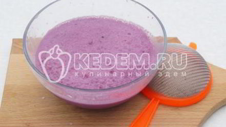 Рецепт молочно-ежевичного коктейль чудо