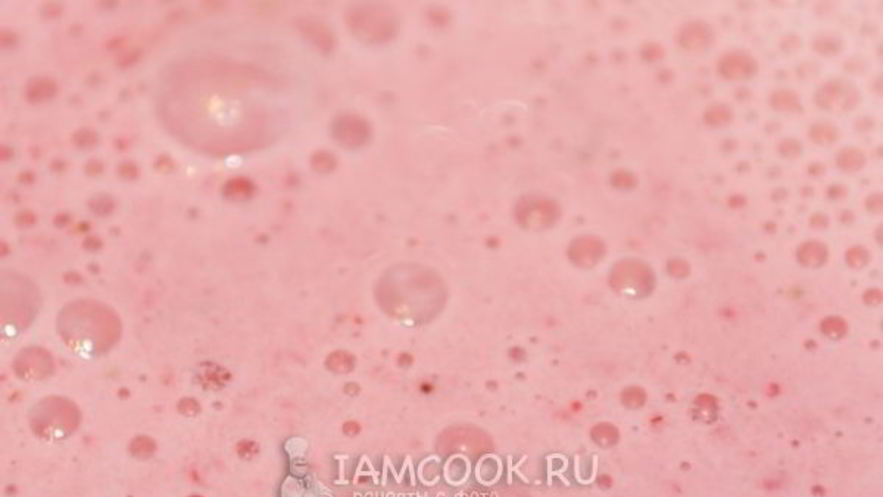 Рецепт молочного клубничного коктейля