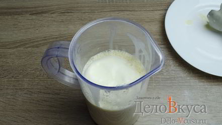 Рецепт молочного коктейля с бананом и мороженым