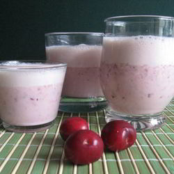 Рецепт Молочного коктейля с черешней