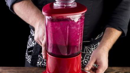 Рецепт молочного коктейля с черничным нектаром