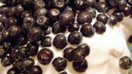 Рецепт молочного коктейля с черникой