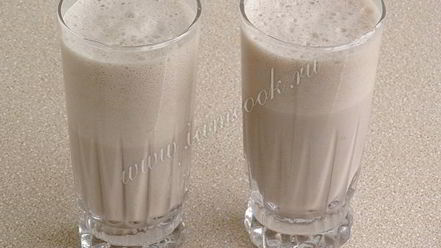 Рецепт молочного коктейля с коньяком и шоколадным пудингом