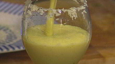 Рецепт молочного коктейля с манго