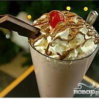 Рецепт Молочного коктейля с шоколадом и мятой
