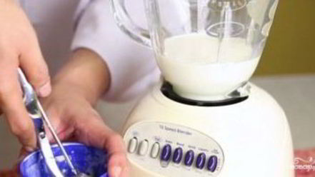 Рецепт ванильного молочного коктейля