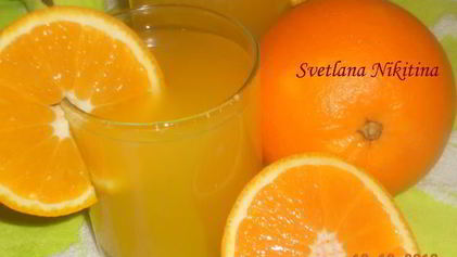 Рецепт Апельсинового морса