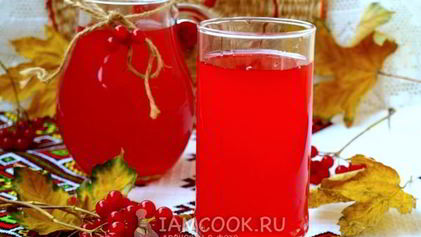 Рецепт Калинового морса