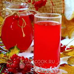Рецепт Калинового морса