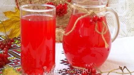 Рецепт калинового морса
