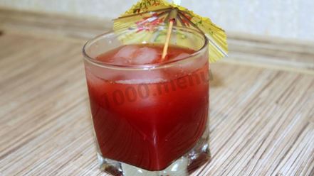 Рецепт клубничного морса из клубники