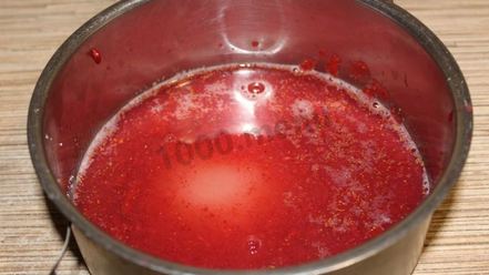 Рецепт клубничного морса из клубники