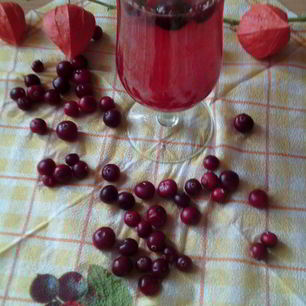 Рецепт Клюквенно-апельсинового морс