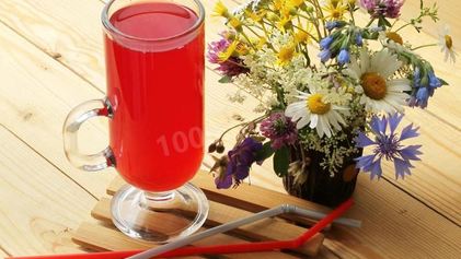 Рецепт Клюквенно брусничный морс