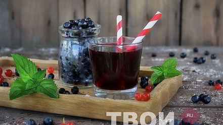 Рецепт морса из черники