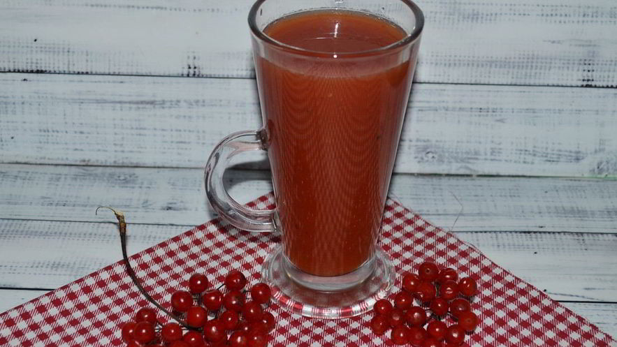 Рецепт морса из калины