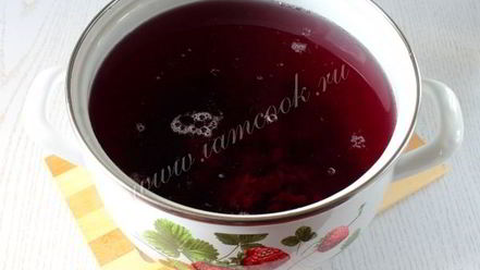 Рецепт морса из вишни