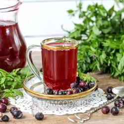 Рецепт Морса из замороженной черной смородины