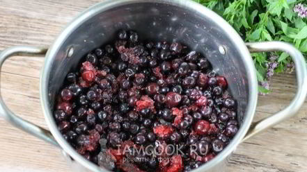 Рецепт морса из замороженной черной смородины