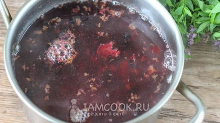 Рецепт морса из замороженной черной смородины