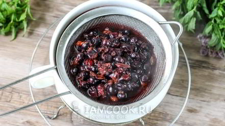 Рецепт морса из замороженной черной смородины