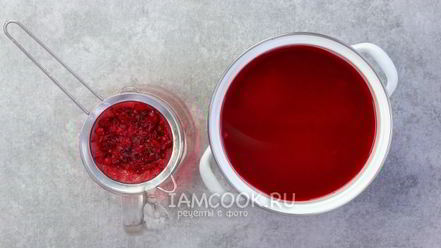 Рецепт морса из замороженной клюквы