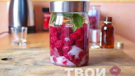Рецепт наливки из малины