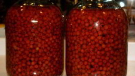 Рецепт наливки из рябины