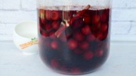 Рецепт вишневой настойки с корицей и гвоздикой