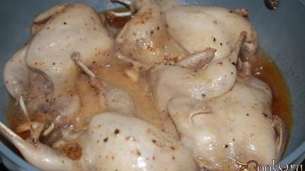 Рецепт перепелок в кленовом сиропе