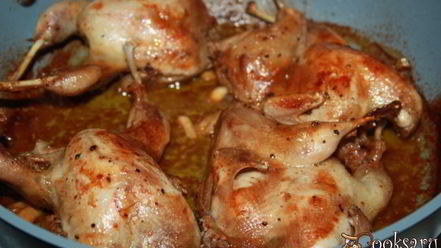 Рецепт перепелок в кленовом сиропе