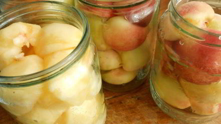 Рецепт персиков консервированных в сиропе