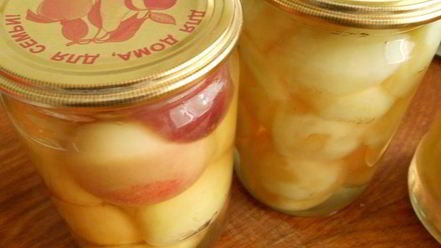 Рецепт персиков консервированных в сиропе