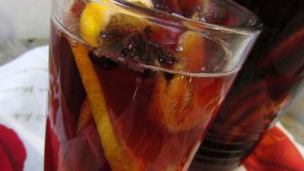 Рецепт газированной сангрии с минералкой