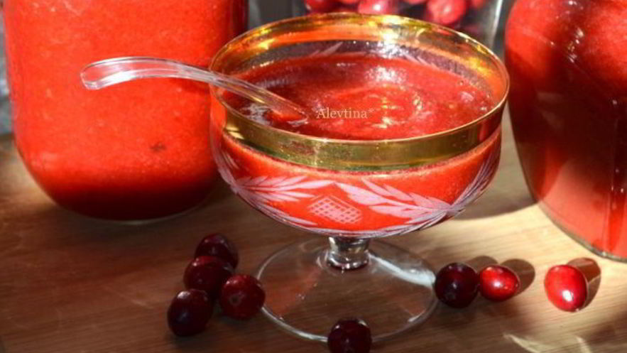 Рецепт клюквенного соуса сангрия