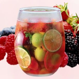 Рецепт Коктейля игристая Сангрия с ликером Куантро