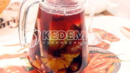 Рецепт освежающей сангрии