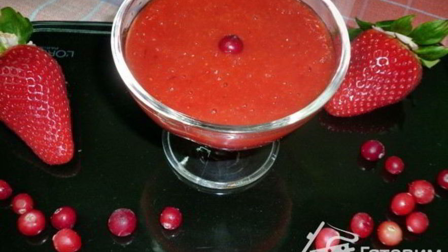 Рецепт соуса сангрияк мясу из клюквы и клубники