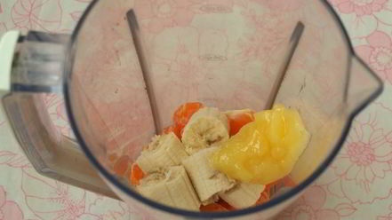 Рецепт бананова-мандаринового смузи