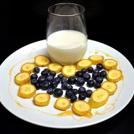 Рецепт Бананового смузи с голубикой