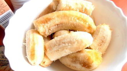 Рецепт бананового смузи с карамельным вкусом