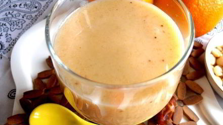 Рецепт бананового смузи с карамельным вкусом