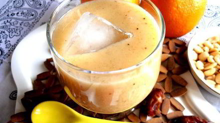 Рецепт бананового смузи с карамельным вкусом