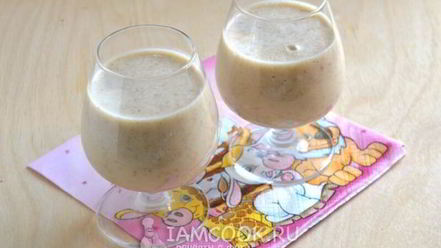 Рецепт бананового смузи