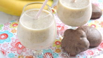 Рецепт бананового смузи