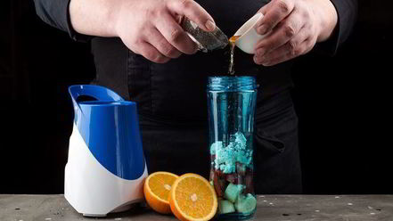 Рецепт фруктово-творожного смузи с семенами чиа