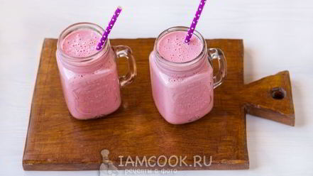 Рецепт клубнично-бананового смузи