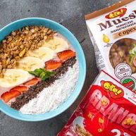 Рецепт Клубничного смузи-боул